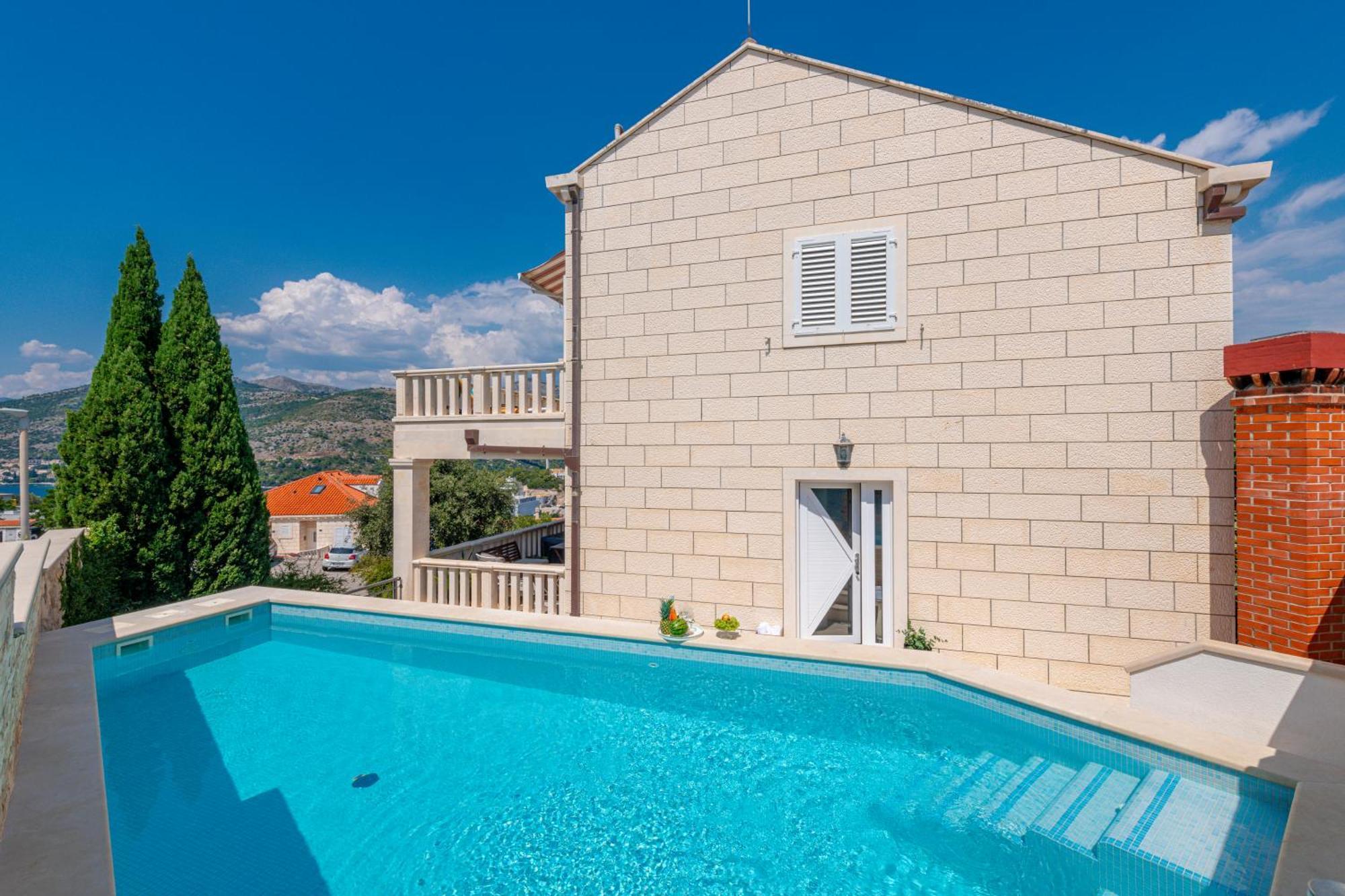 Apartment Barbara With Private Pool Dubrovnik Dış mekan fotoğraf
